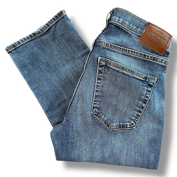 Abercrombie & Fitch Men’s 28x30 Straight Leg Jeans Kennan Straight Blue - Picture 1 of 11